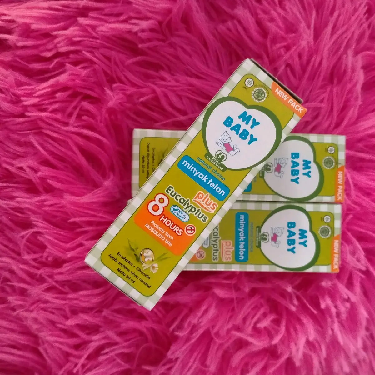 3 Pcs MY BABY Minyak Telon Eucalyptus 30ml