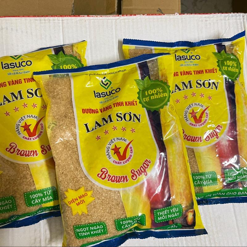 Đường Vàng Tinh Khiết Lam Sơn Lasuco gói 1kg - Bách hóa nguyên liệu Freddo