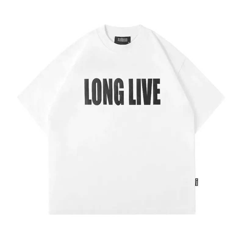 【COD】 LONG LIVE.BLACK WHITE I TSHIRT I SORRYNOTSORRY.BI+CH I SNSB Crew-neck fashion unisex T-shirt Menswear Top Kaos Pria Baju Wanita 3
