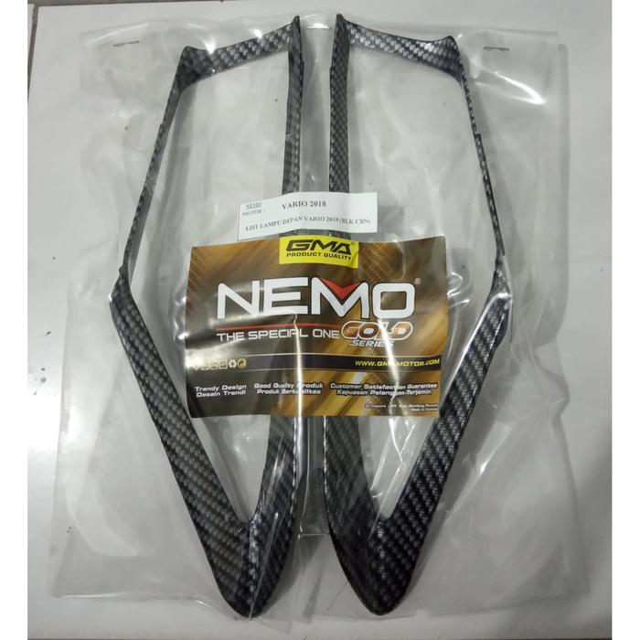 Gambar Lis Lampu Depan Vario 150 New Carbon Cover Lampu Depan Vario 150 New Alis Lampu Depan Vario 125 New dari Grosir Moto Shop_NEW Kota Administrasi Jakarta Utara Tokopedia