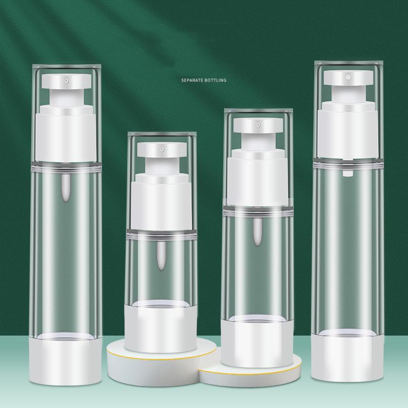 Chai Lọ Chiết Mỹ Phẩm - Nhựa Trong Suốt Cao Cấp Nhấn Xịt Giọt Xịt Sương Chân Không