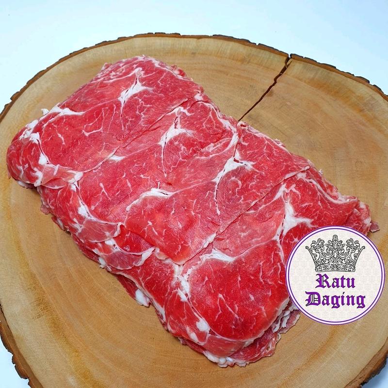 Sukiyaki Fat / Daging Sapi Slice / Beef Slice @1kg - Shop | Tokopedia