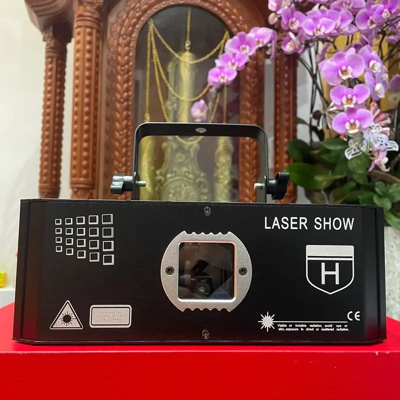 Đèn Laser 3D ( Bay Phòng) : Laser Show S10-Pro cảm Biến nhạc Chiếu 3D Hơn 1600 Hiệu ứng Hình thú 3D, quét tia Laser 3D, Hoa văn 3D Full phòng chuyên dùng cho  Bar , Phòng bay , Karaoke 0