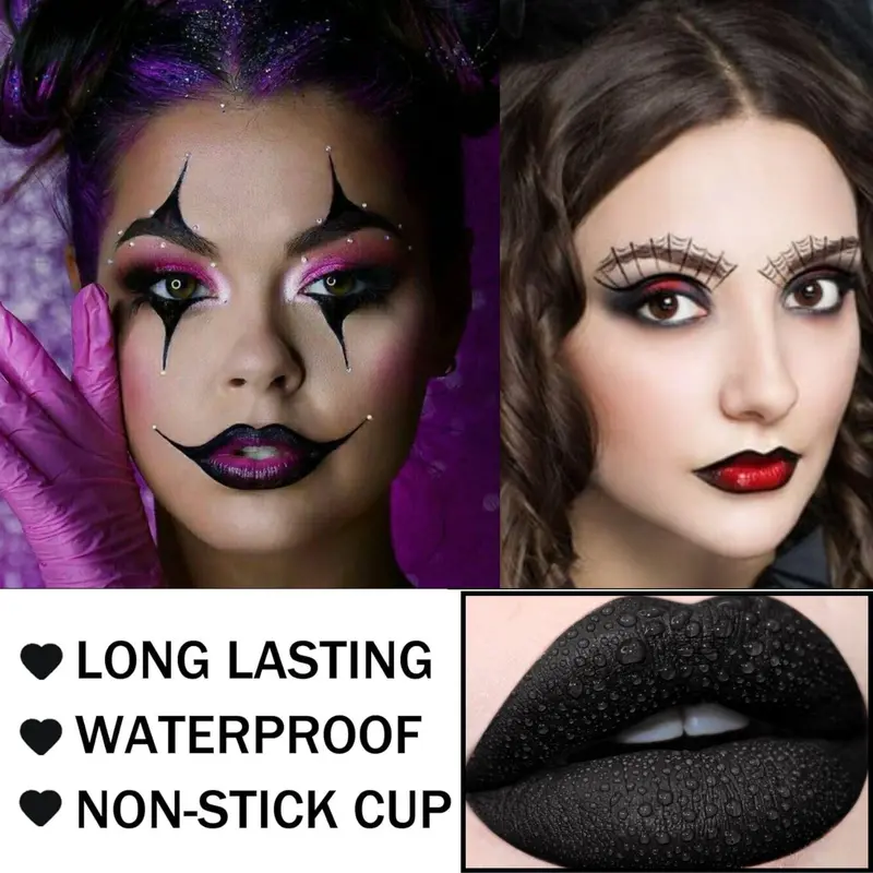Long Lasting Matte Lipstick, 2 Counts/set Waterproof Non-stick Cup Lip Glaze, Easy Coloring Lip Sticks, Suitable for All Occasions Lip Makeup, Cosmetic, Lip Tint Set 3