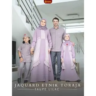 BAJU COUPLE SARIMBIT RANDOM 10 MERK KEKE KAMILY 06 JAQUARD ETNIK TORAJA