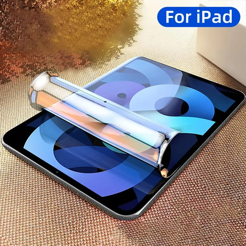Hydrogel Screen Protector Film, Tablet Screen Protector Film, Tablet Accessories Compatible with iPad Air4 10.9 Air 6th 11" 10th Gen Pro 11" 0