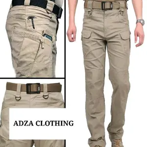 Cek Harga Terbaru Celana Tactical Panjang Standar Cowok dengan Karet Melar Cream Khaki