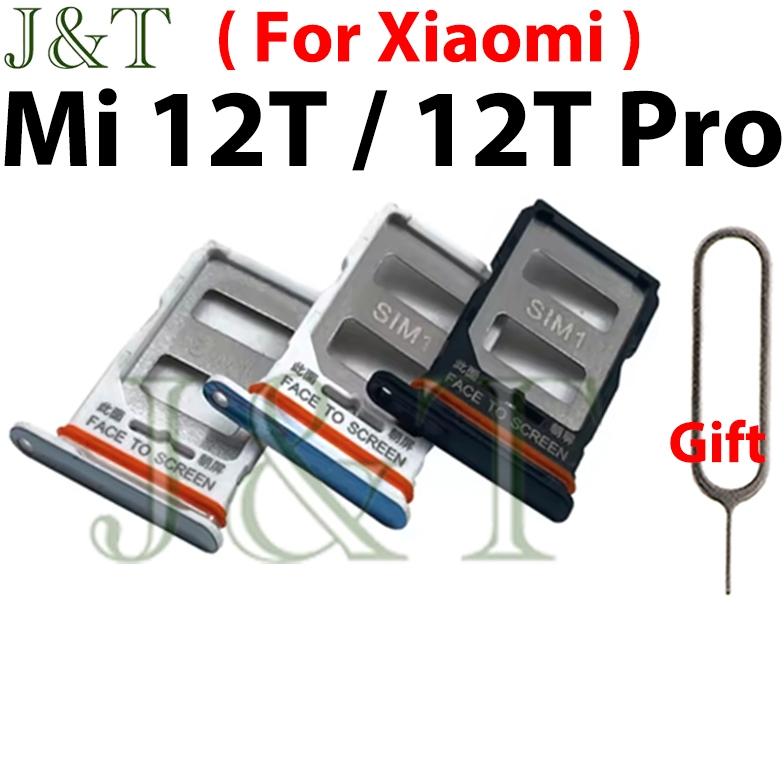 Khay thẻ SIM cho điện thoại Xiaomi Mi 12T Pro 12TPro Phụ kiện thay thế