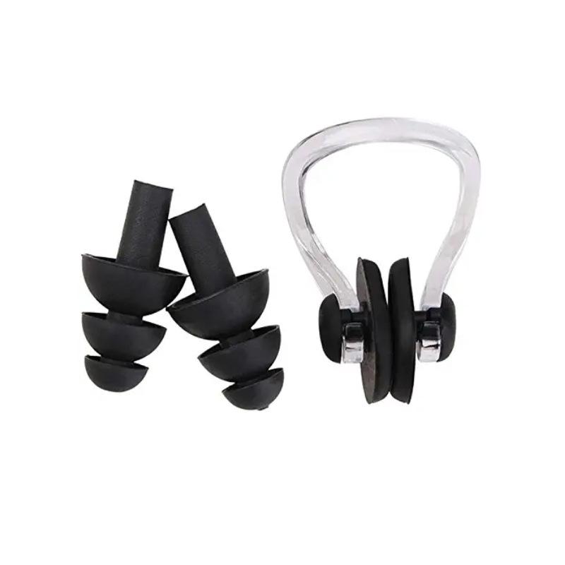 Product Introduction of Silicone swimming nose clip, earplugs, set, swimming earplugs, silicone soft 5