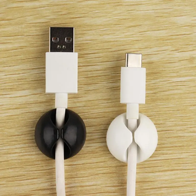 Multifunctional Desktop Data Cable Manager, 3 Counts Efficiently Organize Wires, Suitable for Home and Office Use, Making Your Workspace More Tidy 2