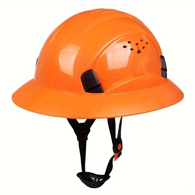 Product Introduction of 1pc Full Brim Safety Helmet With Breathable Structure, Safety Helmet Work Safety Helmet For Men And Women, 6-point Adjustable Ratchet Suspension 15