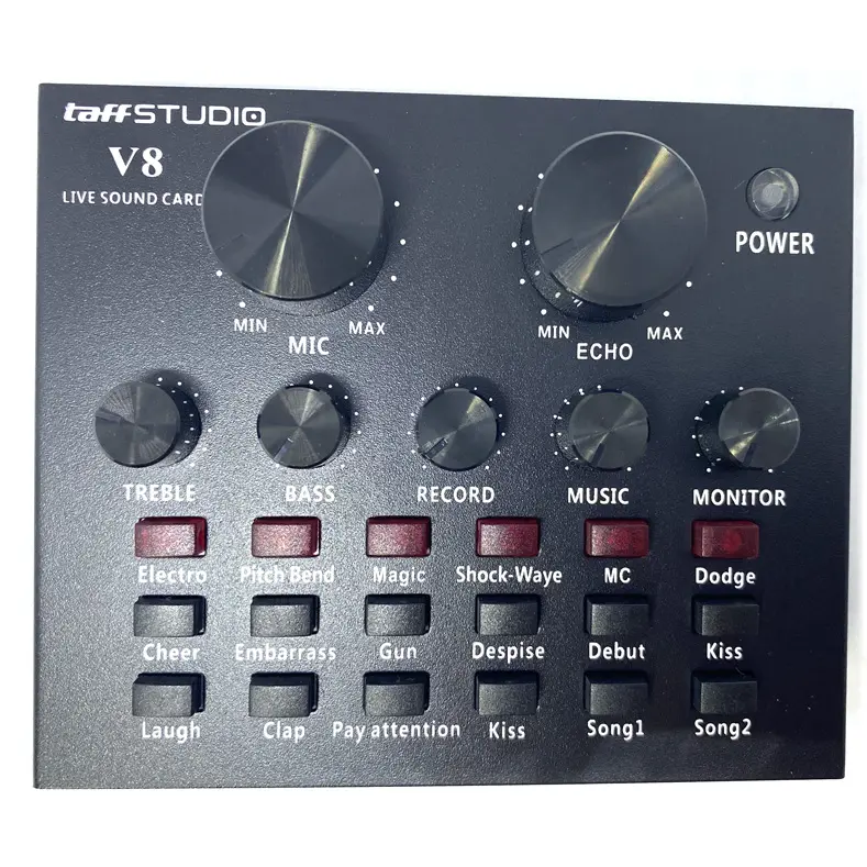 New Soundcard V8 V8s V8u. V8plus TAFFSTUDIO 4