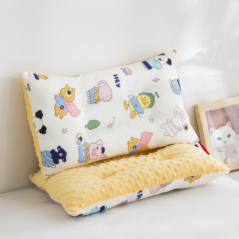 Product Introduction of Children's Bubble Sleep Head Support Cotton Pillow Velvet Fabric 0-6 Year Old Head Fixator 11