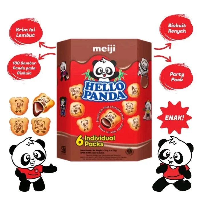 Hello Panda Meiji Big Box 150g