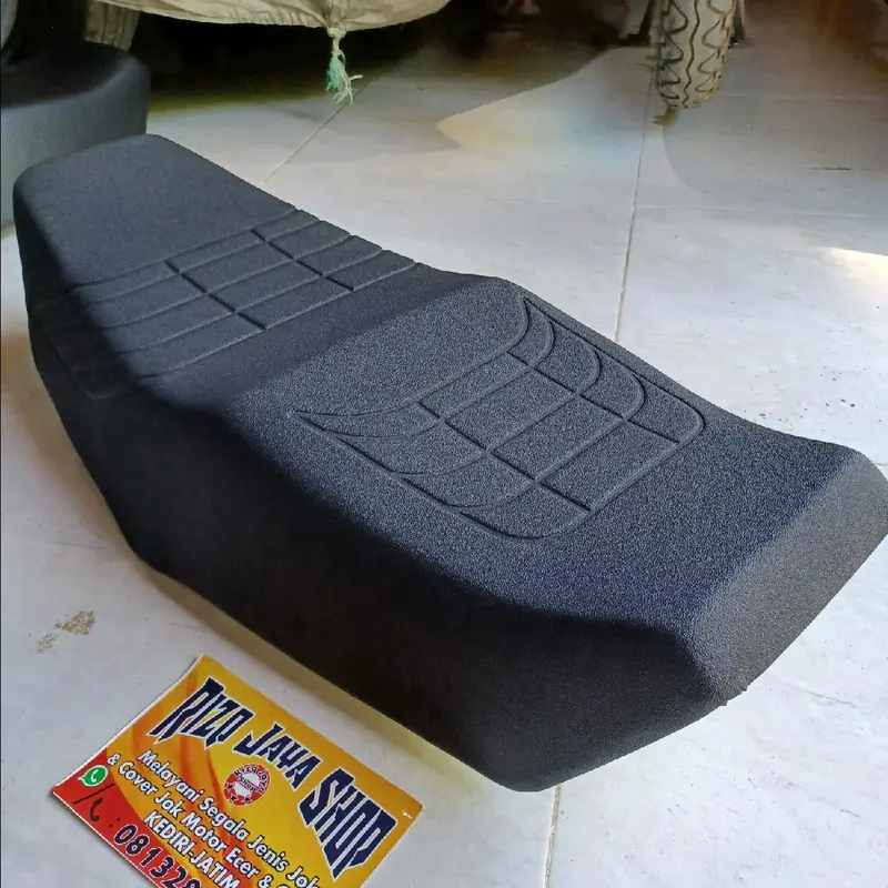 JOK MOTOR RX KING SIKU HITAM MOTIF PRESS AMPLAS 1