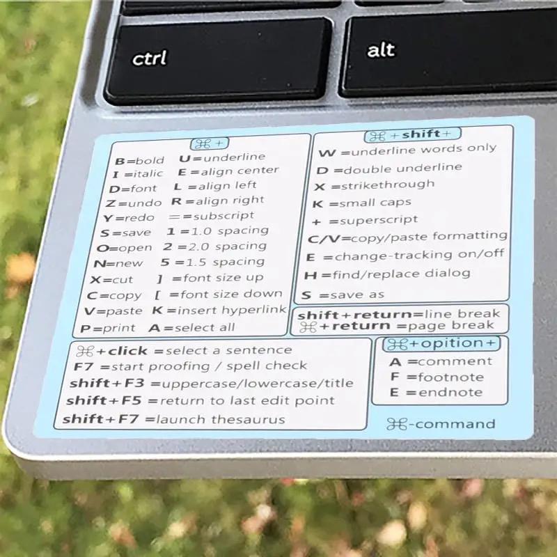 Universal Quick Reference Guide for Laptop, Windows PC Reference Keyboard Shortcuts Sticker, Tablet & Computer Accessories 2