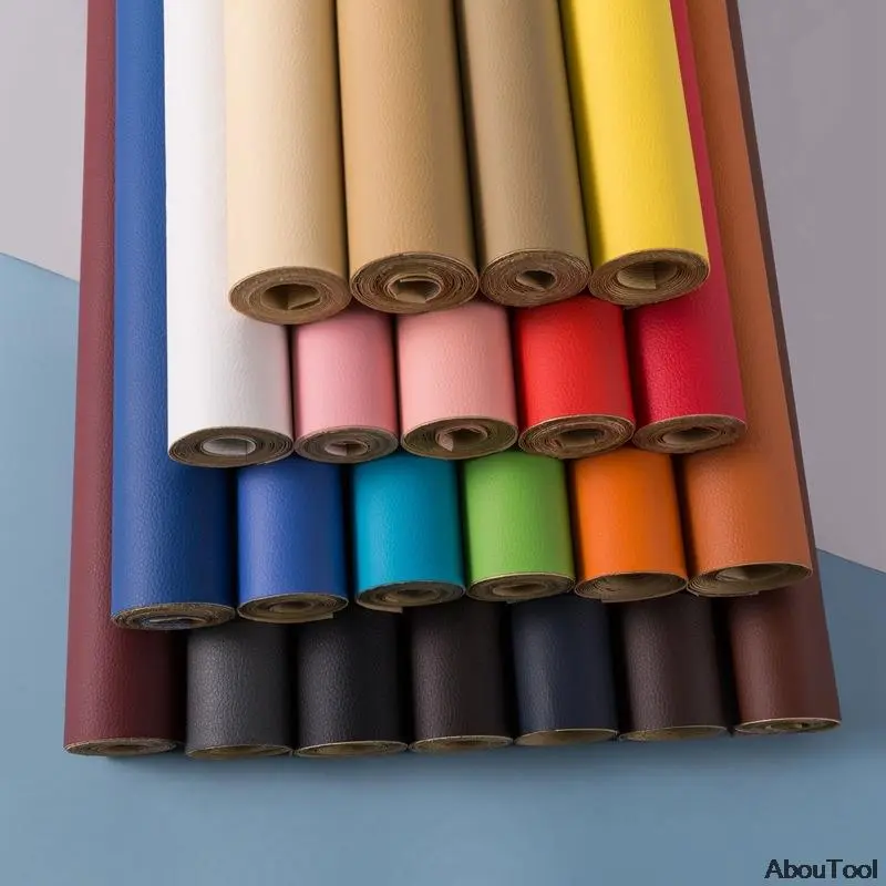 แผ่นสติกเกอร์หนัง PU แบบมีกาวในตัว 50x138mm 1 ชิ้น DIY ซ่อมโซฟา ซ่อมหนัง โซฟาแบบมีกาวในตัว หนังเทียม โซฟาซ่อมหนัง