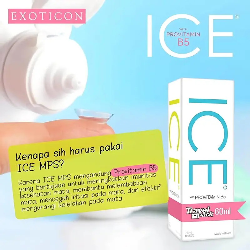 Cairan Softlens X2 ICE 60ml Multi Purpose Solution Air Bilas Cuci Pembersih Soflens 0