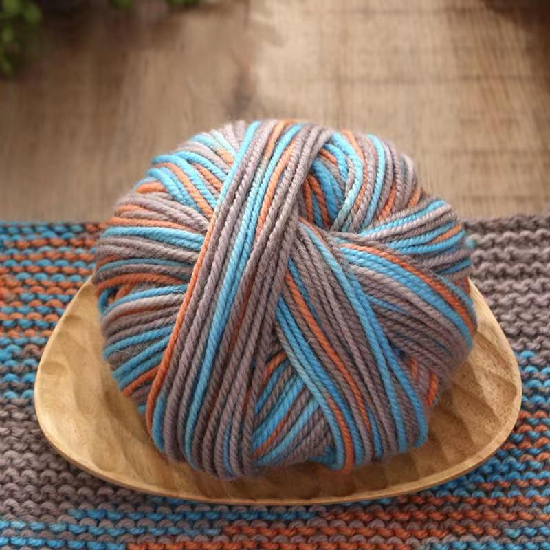 Product Introduction of 50g/Roll Sequin Mohair Yarn Soft Warm Baby Wool Crochet Yarn DIY Handmade Knitting Sweater Shawl Hat Bag Thread Sewing Supplies 28