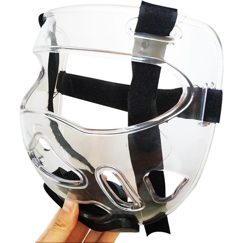 Product Introduction of Clear Taekwondo Face Shield Sports Gear Face Protection Cover Head Protector 0