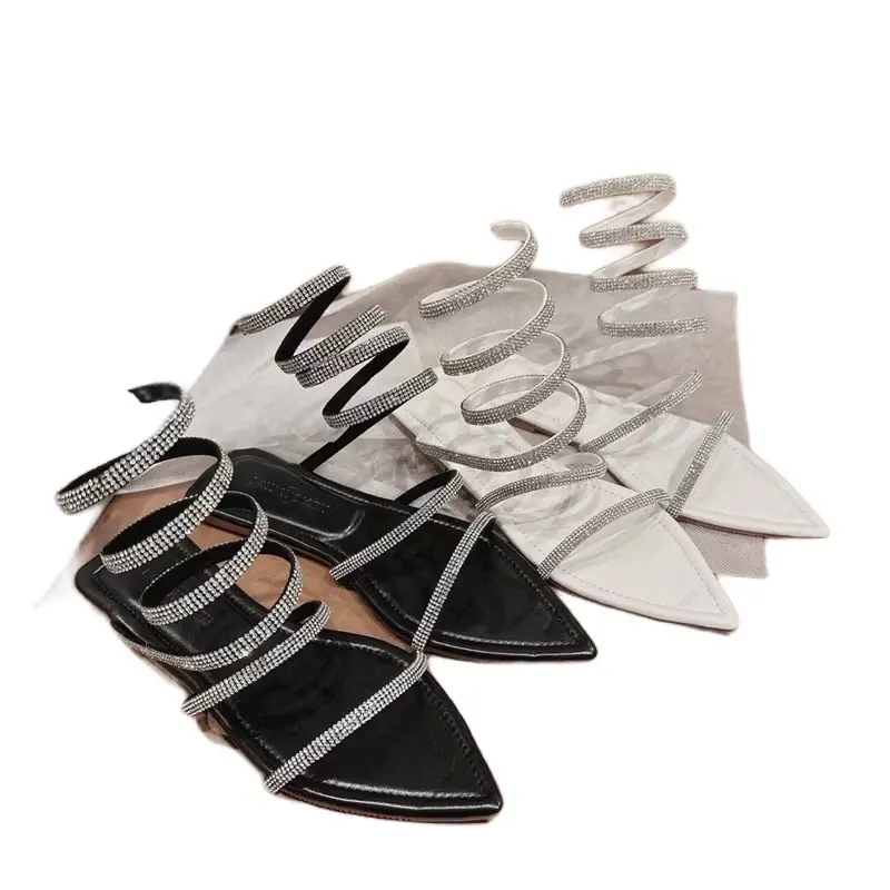 ￼Sandal Bệt Cuốn Đá Lò Xo Cực Sang Đẹp Shoes DéP GiàY Nữ