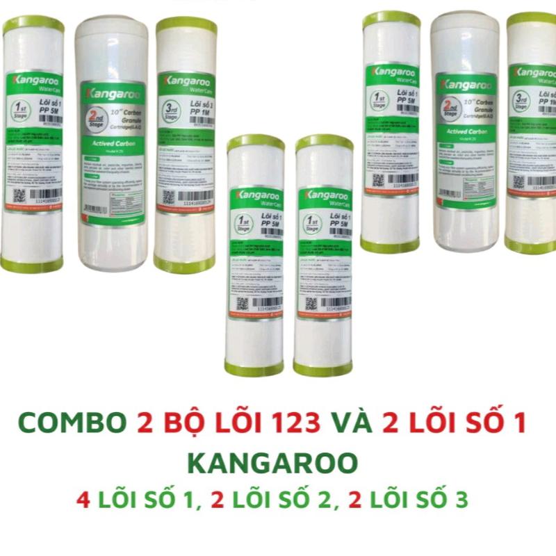  Combo 2 bộ lõi kangaroo 123 và 2 lõi số 1 hàng chính hãng.gồm 8 lõi . 4 lõi số 1 + 2 lõi số 2 + 2 lõi số 3. tặng tay vặn tháo cốc 