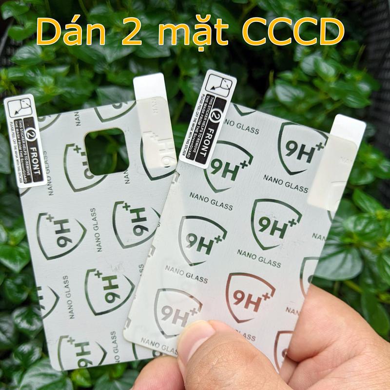 Cường lực dẻo dán căn cước công dân CCCD, giấy phép lái xe GPLX kèm bộ vệ sinh Kem