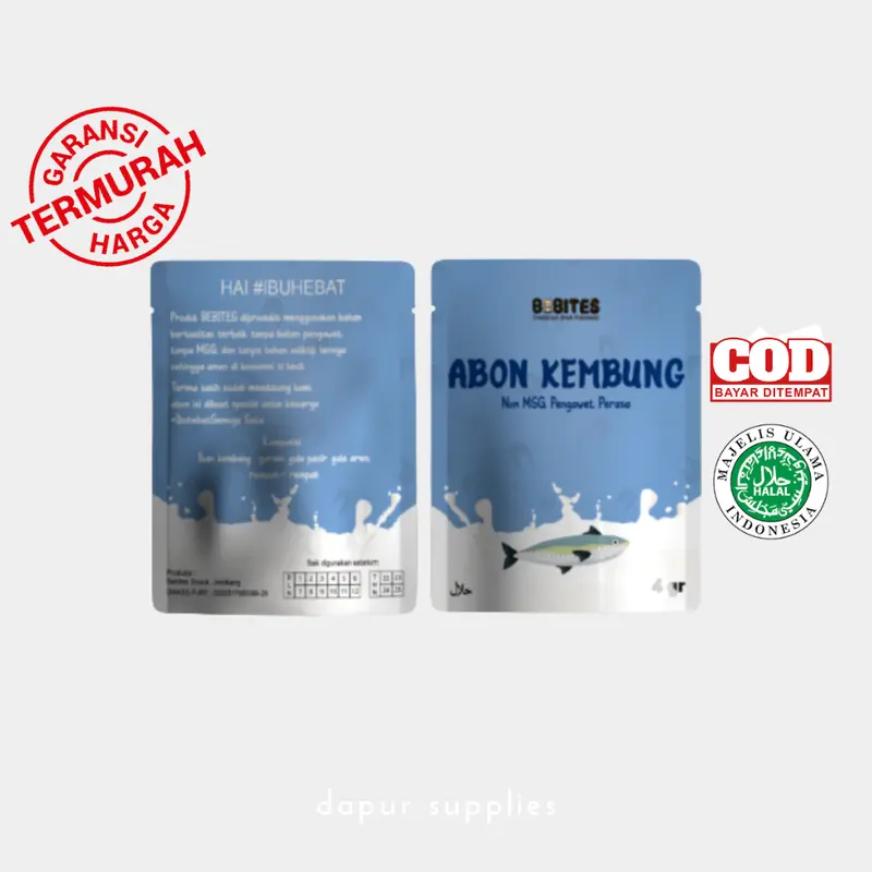 Abon Mpasi Bayi Halal 4gr / Abon Sachet Sehat Tanpa Pengawet / Penambah Nafsu Makan Abon Bayi Non MSG Food 4