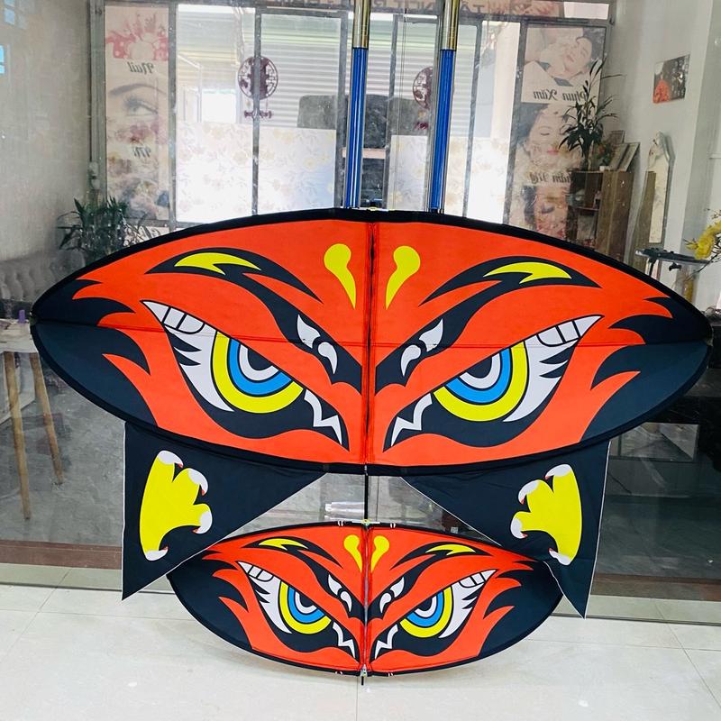 Diều 2m xỏ khung mẹ bồng con cánh nan chuối đuôi nan cabon đặc Toy Đồ Chơi