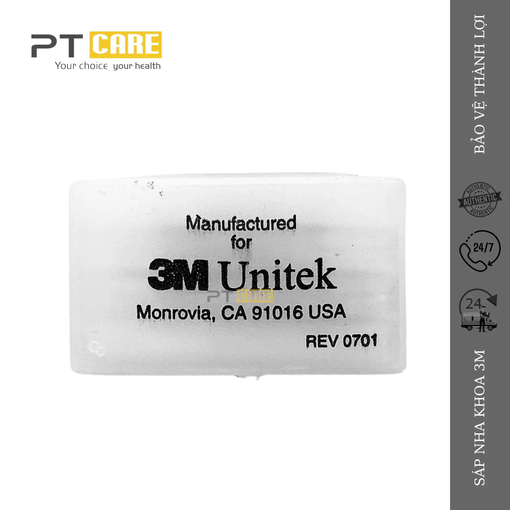 01 Hộp Sáp Nha Khoa 3M Unitek Mỹ Cho Người Niềng Răng Chỉnh Nha Đau Mắc Cài Viêm Nướu