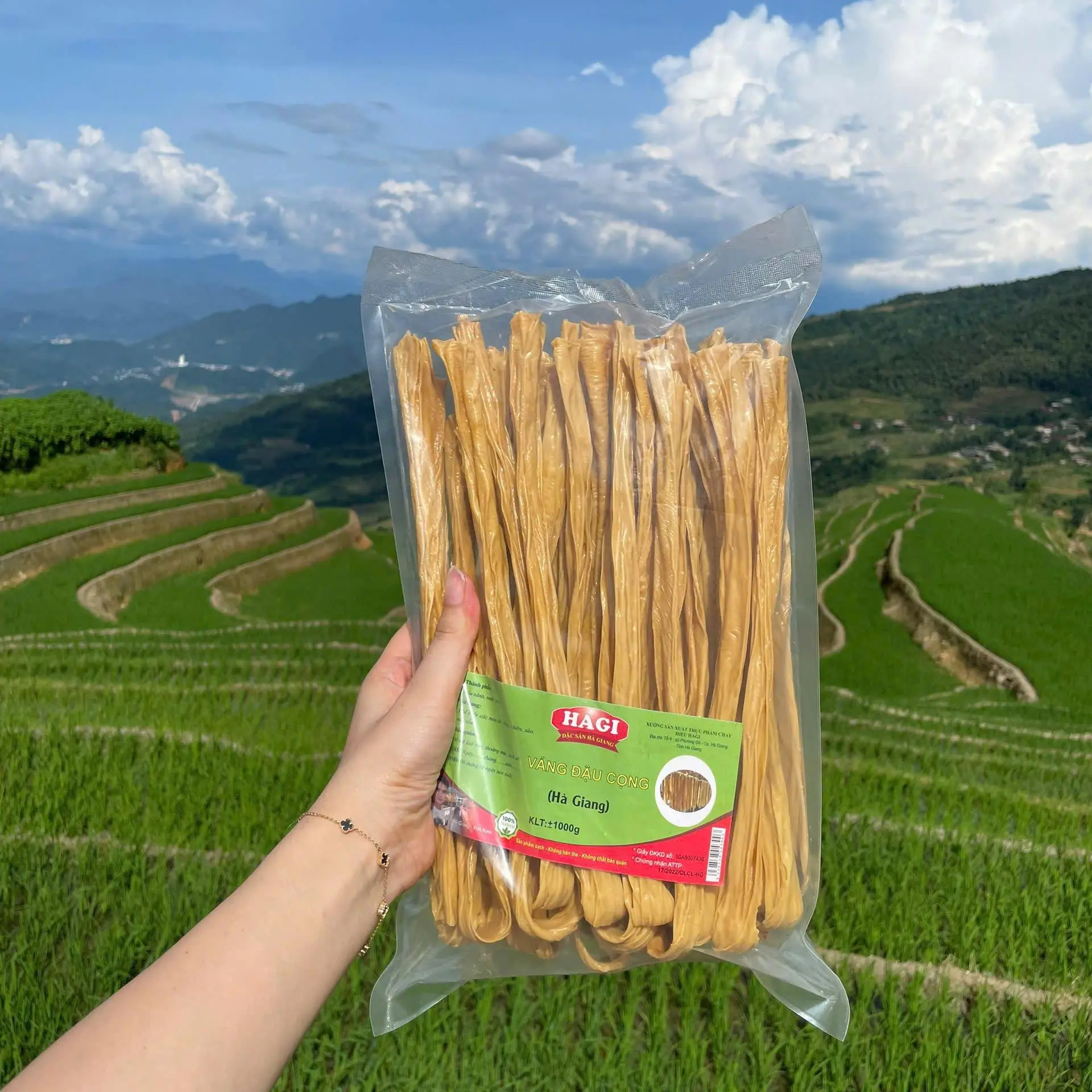 Váng Đậu Cọng HAGI FOOD 500gr - Đặc sản Hà Giang - Không chất bảo quản, không hàn the