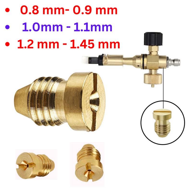 Tâm Phun Bình Bọt Tuyết,Đầu Phun Bọt Tuyết Cho Bình Bọt Tuyết Máy Rửa Xe Bằng Đồng Thau