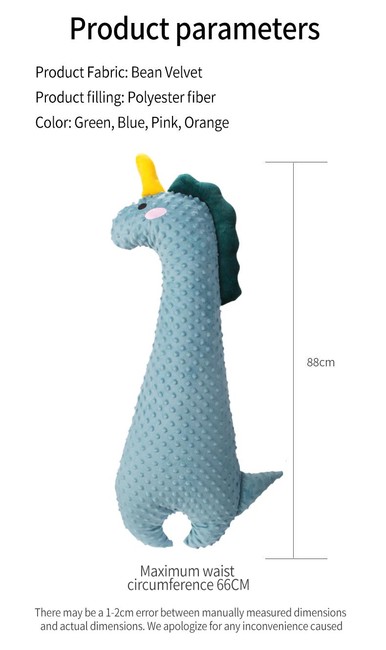 Product Introduction of Multi-function 3D massage bubble velvet exhaust comfort baby pillow - invisible zipper for easy removable and washable children's plush toy pillow baby sleeping comfort pillow 17