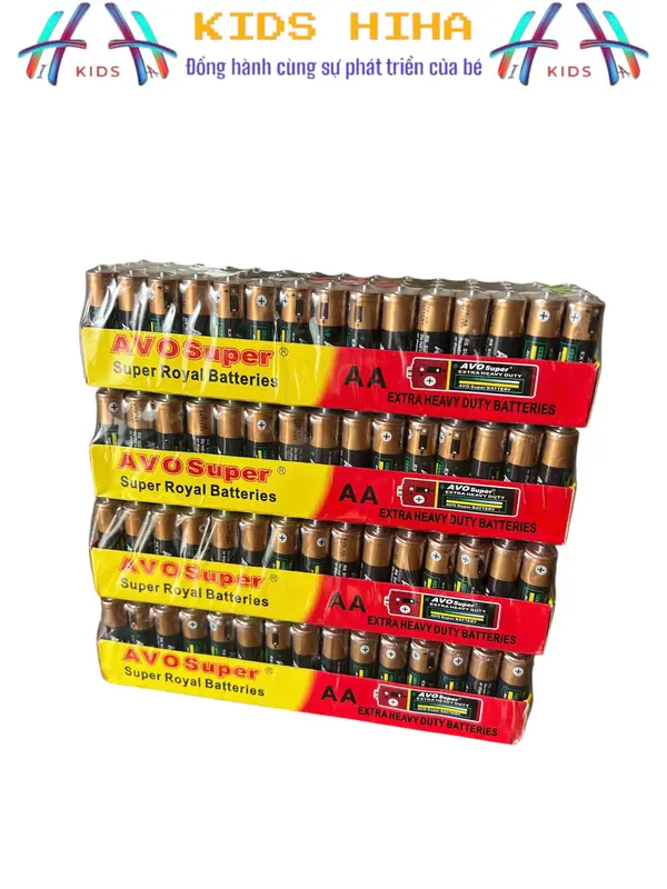 Pin AA 1.5V SUPER AVO, LỐC 60V PIN 2A 1.5V,  PIN BỎ ĐỒNG HỒ TREO TƯỜNG, MIC KARAOKE ,... 1