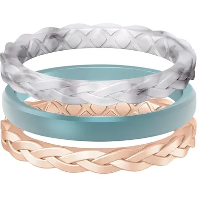 Egnaro Silicone Wedding Rings Egnaro Women's Silicone Band Rings