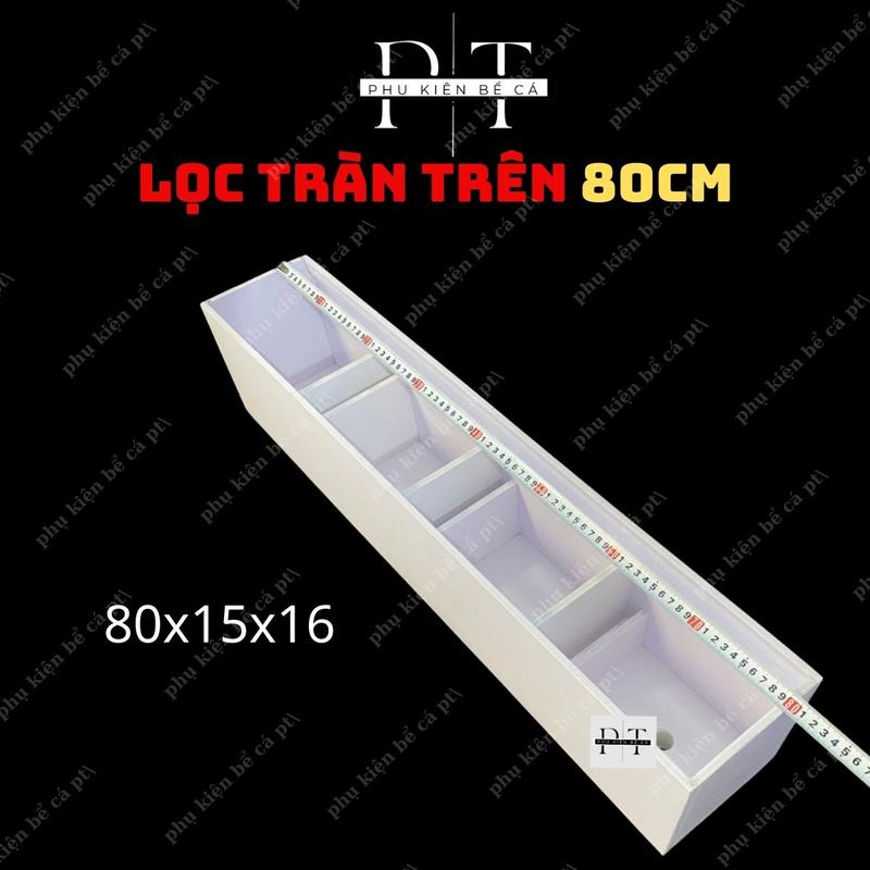 Lọc Tràn Trên Cho Bể Cá Cảnh dài từ 60cm đến 80cm chất liệu fomex