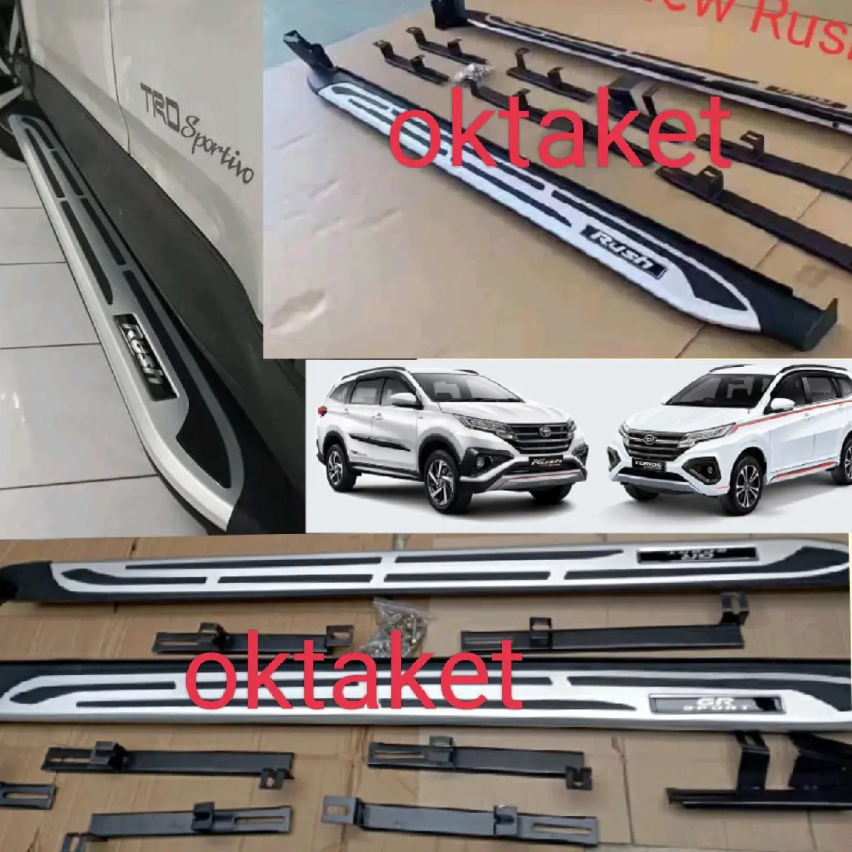 foot step pijakan kaki mobil all new Rush Terios 2018 2020 2022 2023 gr sport