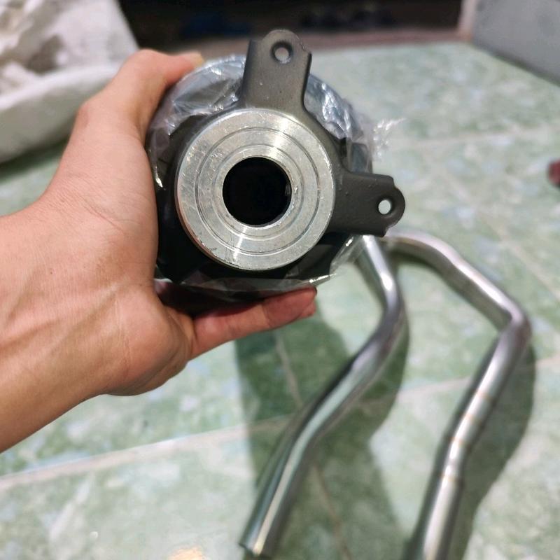 Pô Uma v4 ống xả 49 kèm tiêu Full ốp gắn Ex150-155 Sài cổ 32mm Phụ Tùng