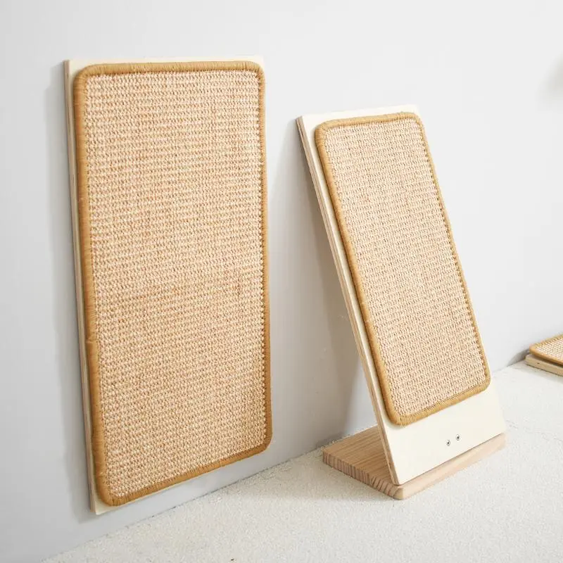 Stickable Cat Scratching Mat, Non-slip Sisal Rope Cat Scratcher Toy, Cat Scratcher Pad, Home Pet Natural Furniture Accessories 5