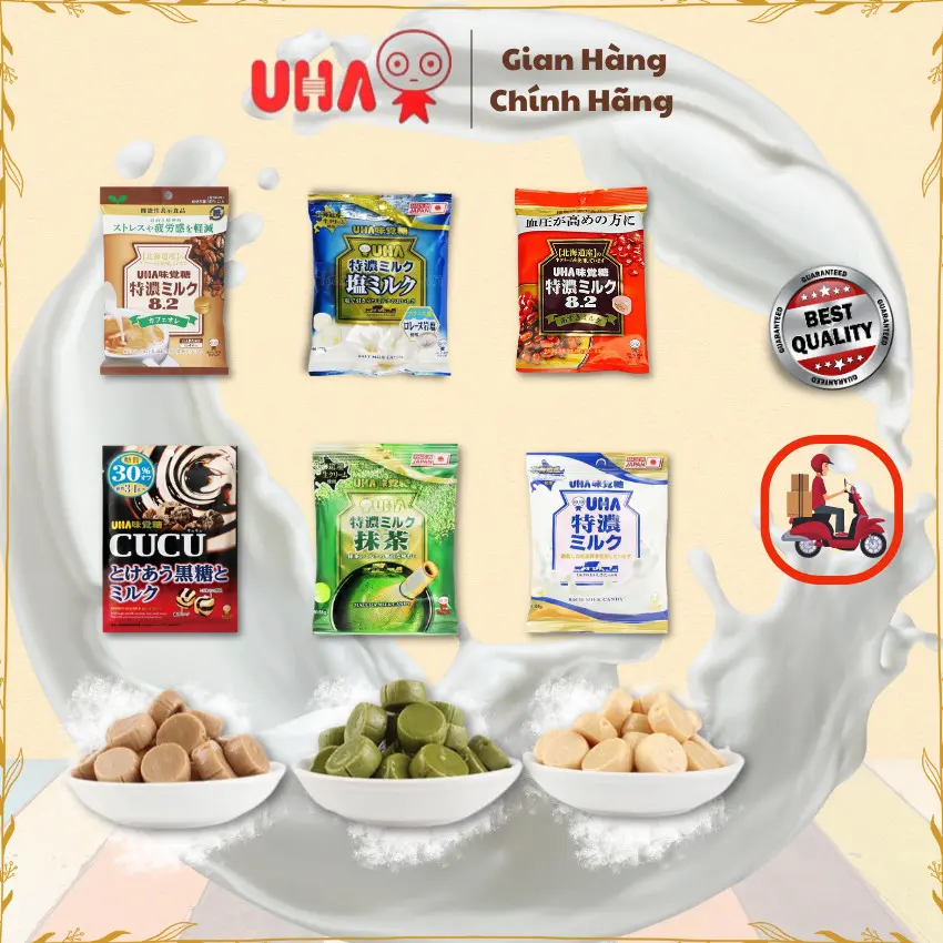 Kẹo UHA Nhật Bản Các Loại