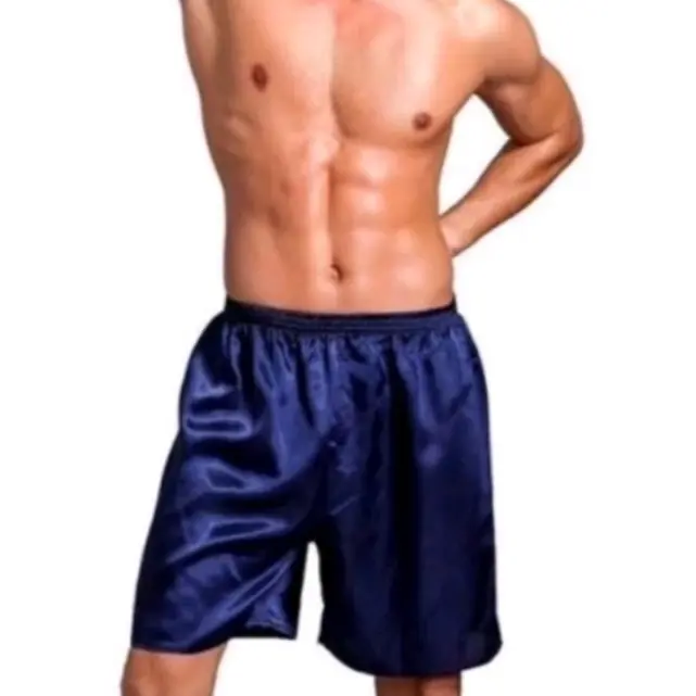 Quần lụa bóng spa cho nam mặc massa, xông hơi freesize 80kg 2