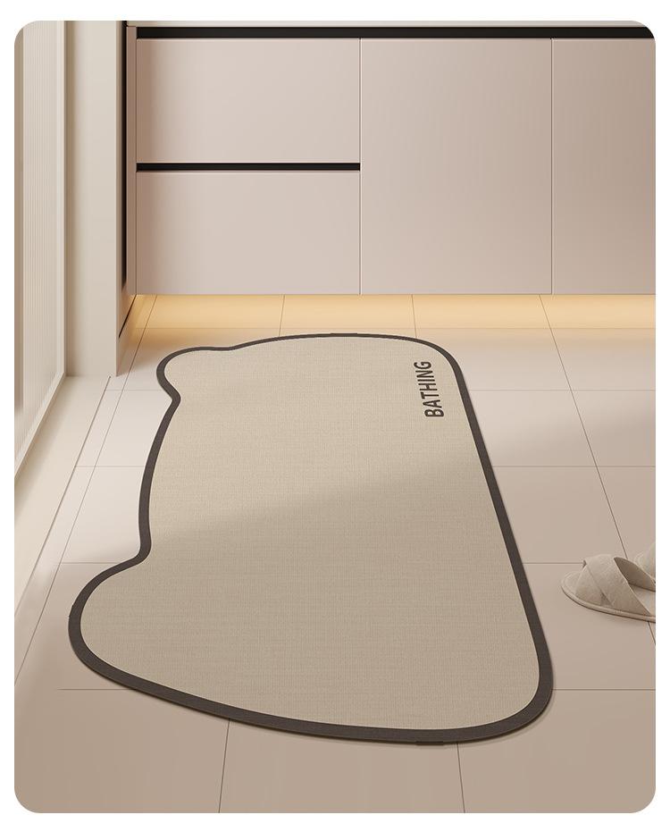 Product Introduction of Bathroom floor mat, diatomaceous earth anti slip and absorbent soft pad, bathroom bathroom, kitchen, foot mat, by, toilet carpet 28
