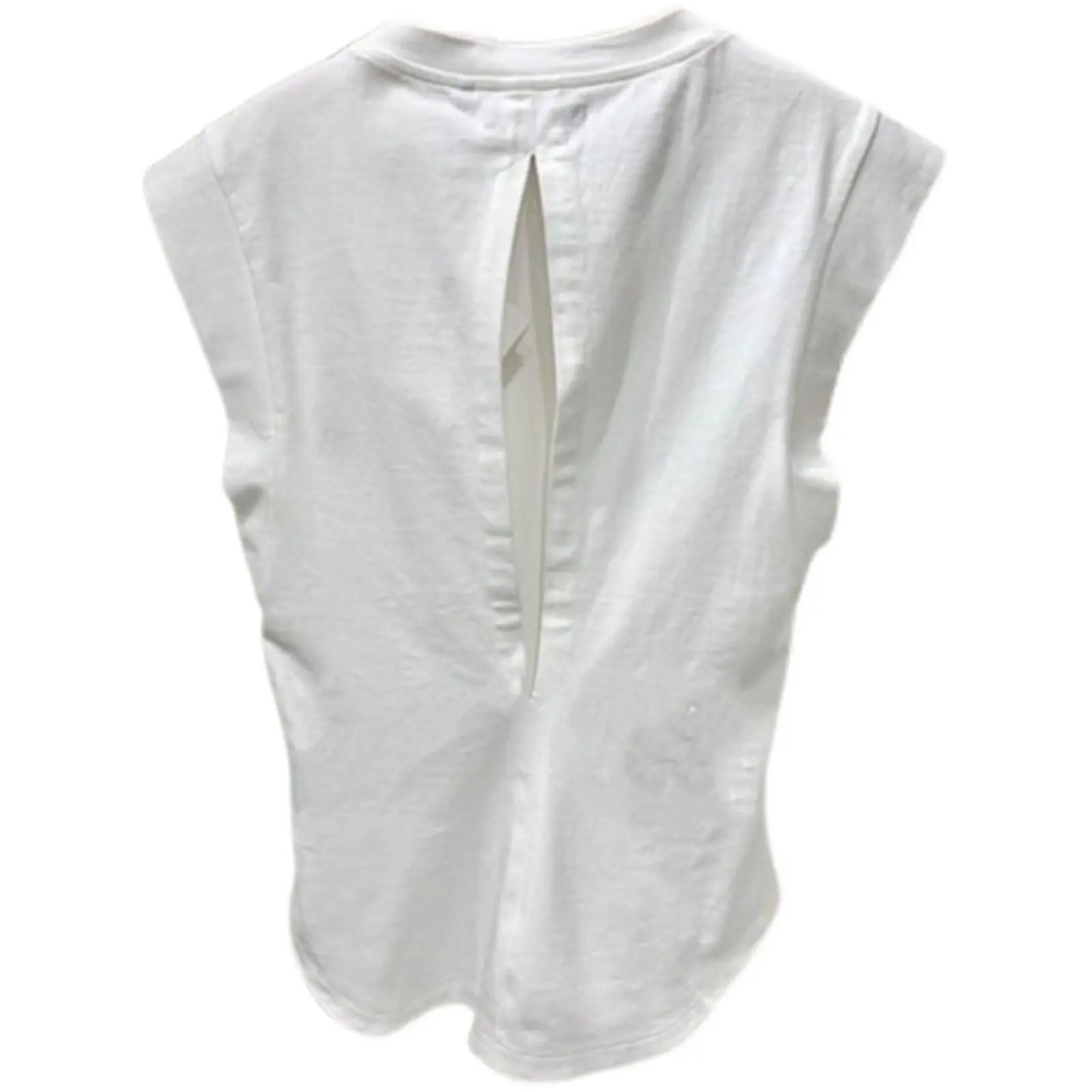 Korean loose hollow split versatile vest sleeveless T-shirt women's summer