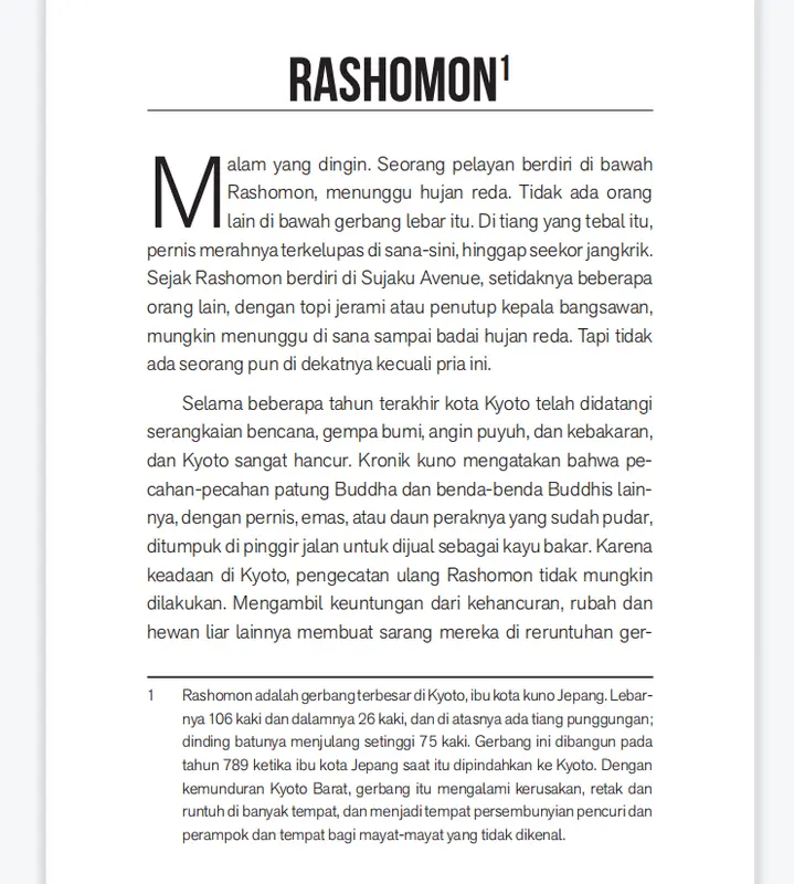Buku Rashomon And Other Stories - Ryunosuke Akutagawa 4