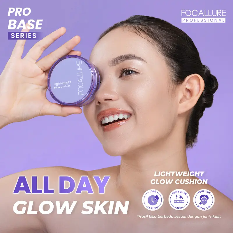 [Clearance] FOCALLURE Pro Base Refill Lightweight Glowing Cushion & Refill Poreless Matte Cushion「Long Lasting Makeup Hybrid] 2