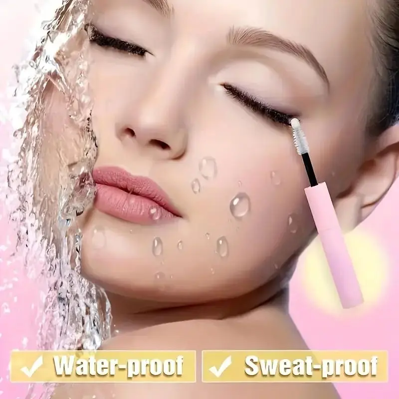 Waterproof Eyelash Glue (3 Counts), 2 in 1 Long-lasting Lash Bond & Seal Glue, Sweat-proof Eyelash Extension Lash Glue for Cluster Lashes 4