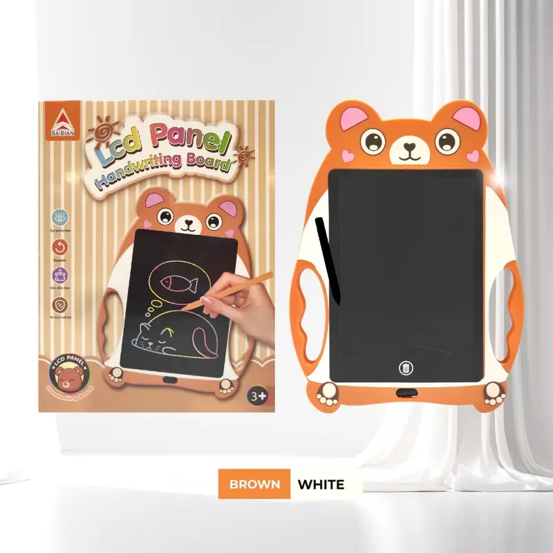 LCD Drawing Tablet Ipad Mainan Gambar Anak LCD Panel Papan Tulis Anak 5