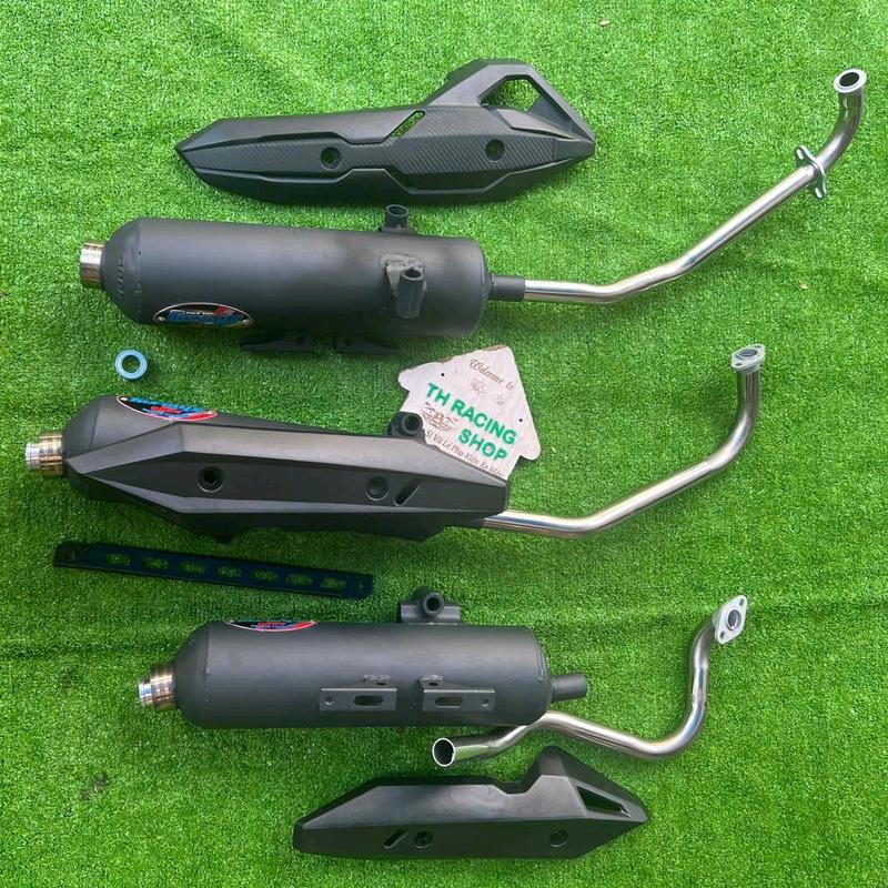 Pô ORBR kèm CỔ INOX với Pad tiêu tiện và ỐP PÔ gắn VARIO CLICK LEAD AIRBLADE VISION MIO NOVO LUVIAS (AE chọn đúng vào dòng xe mình đang sử dụng) - PHỤ TÙNG Phụ Kiện