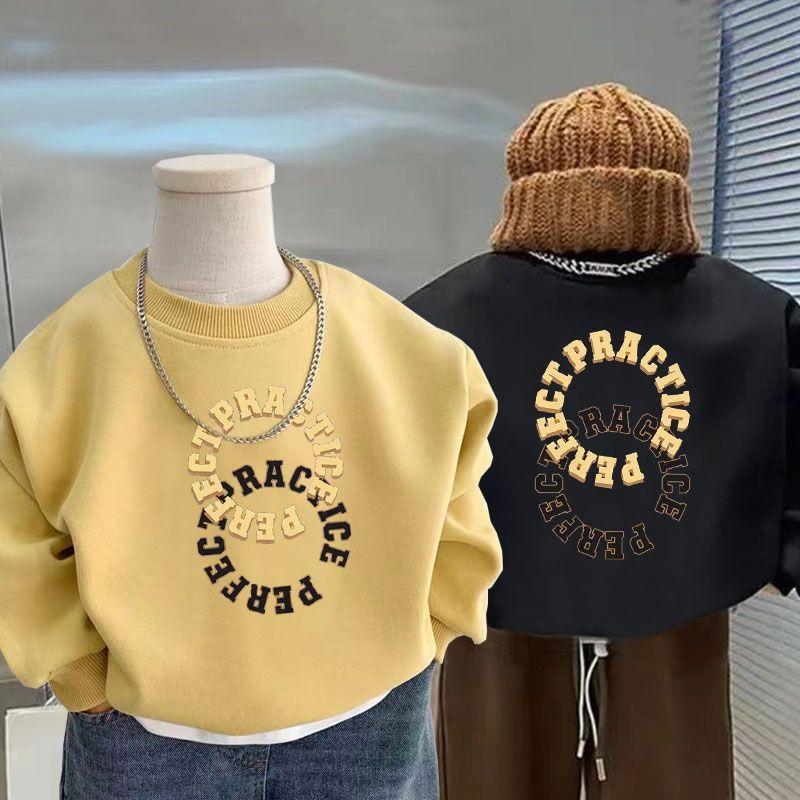 Product Introduction of Áo Hoodie Cho Bé Trai, Phong Cách Phương Tây, Màu Sắc Tươi Sáng, Hàng Mới Về 2023, Phong Cách Hàn Quốc Cho Trẻ Em, Quần Áo Kỹ Thuật Số Tiếng Anh, Dài Tay, Áo Hợp Xu hướng Cho Trẻ Em 18