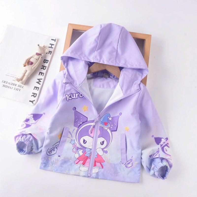 BST áo khoác gió 2 lớp Kuromi đáng yêu cho bé từ 2-7 tuổi Cotton - Malwee Chính Hãng 7